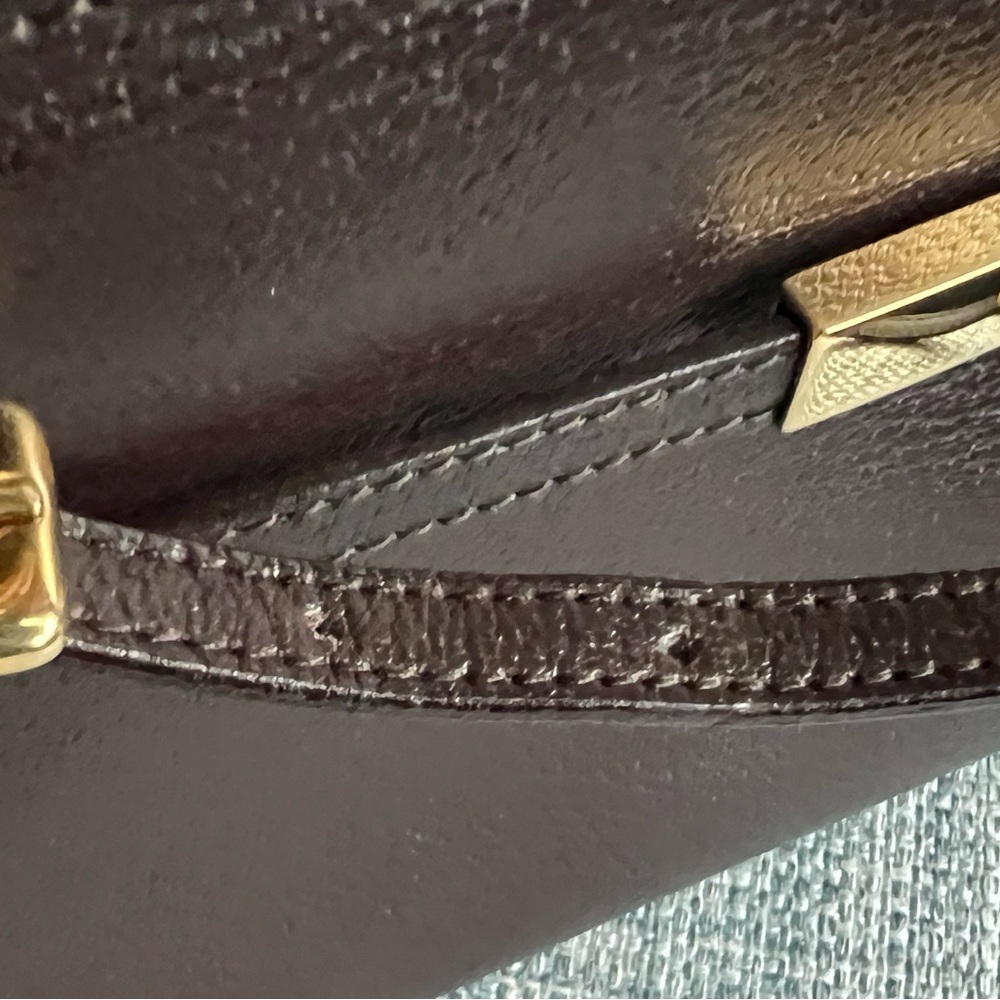 Furla Chocolate Brown Leather Clutch - Picture 11 of 11